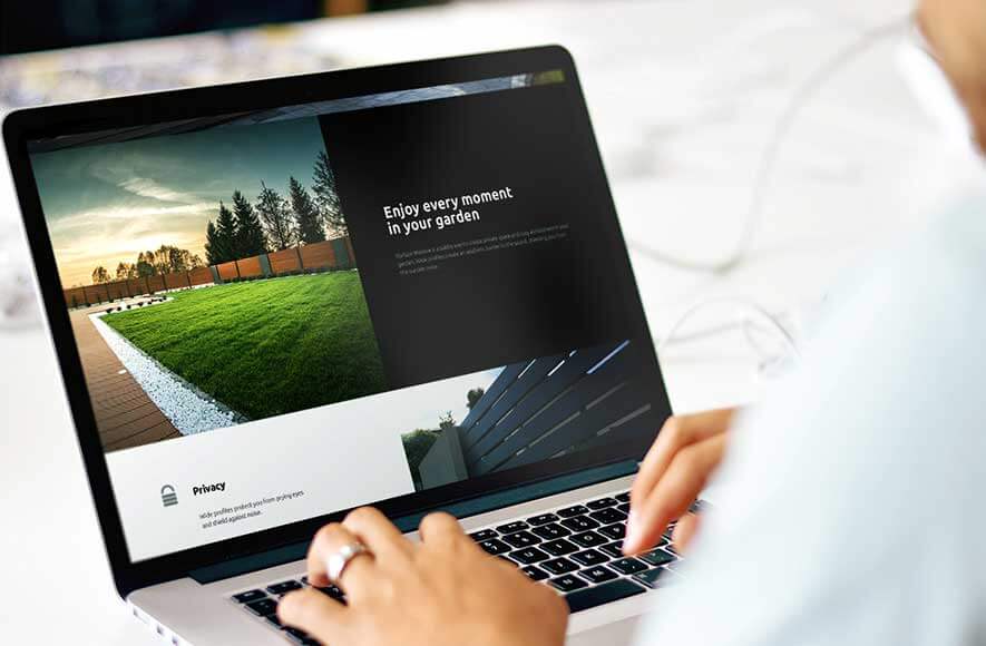 XCEL Strona internetowa z ogrodzeniami